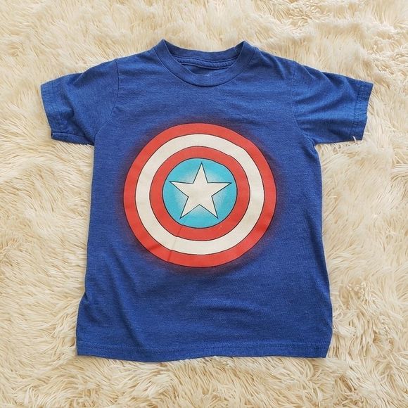 Marvel Other - *BOGO* Glow in the dark captain america tee size 4/5